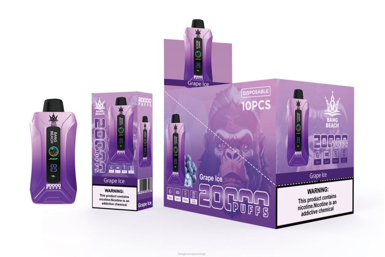 Bang Box Price V282Z10 druvis | Bang Beach 20000 puffar smart screen vape