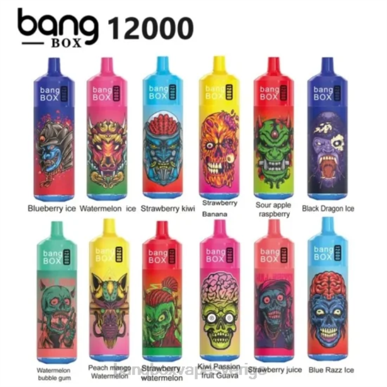 Bang Box Vape Sverige V282Z37 disponibel | Bang Box 12000 puffar rgb-ljus