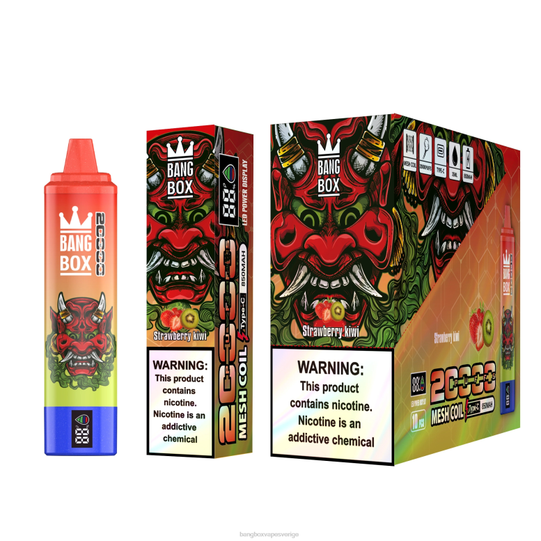 Bang Box Vape Price V282Z51 jordgubbskiwi | Bang Box 20000 puffar smart skärm