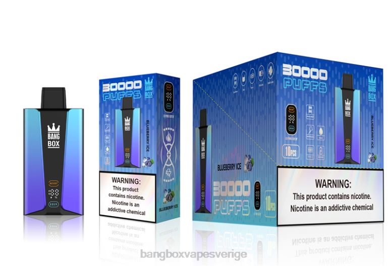 Bang Box Vape Price V282Z79 blåbärsis | Bang Box 30 000 puffar smart skärm