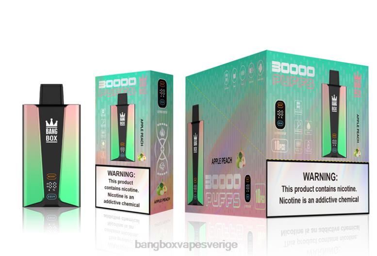 Bang Box Vape Price V282Z83 äpple persika | Bang Box 30 000 puffar smart skärm
