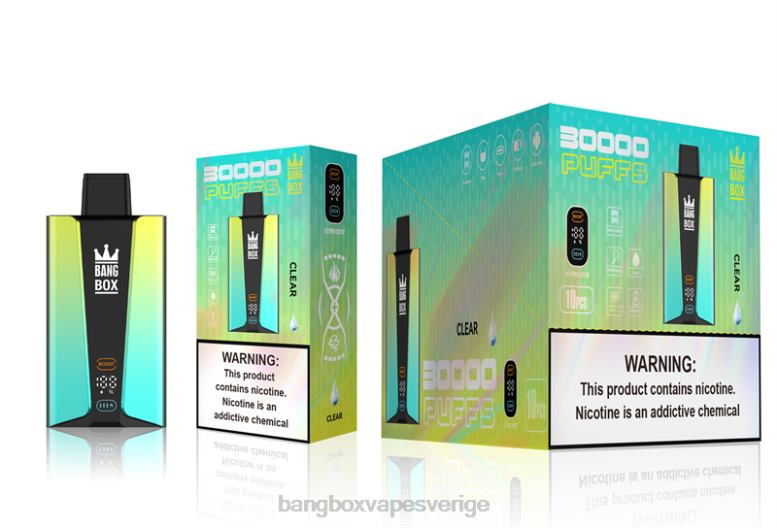 Bang Box Vape V282Z76 rensa | Bang Box 30 000 puffar smart skärm