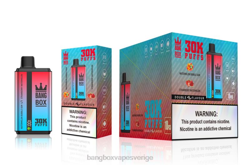 Bang Box Vape V282Z68 vattenmelon tuggummi & jordgubbsvattenmelon | Bang Box 30000 puffar dubbla smaker