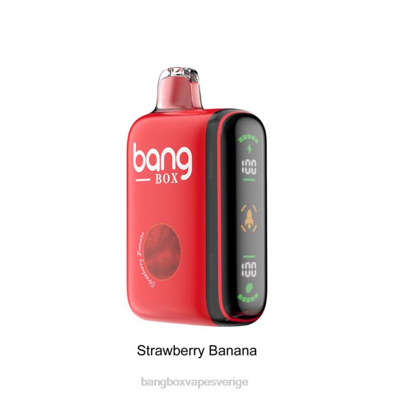 Bang Box Vape Sverige V282Z25 jordgubbsbanan | Bang Box 9000-18000 puffar intelligent kraftdisplay