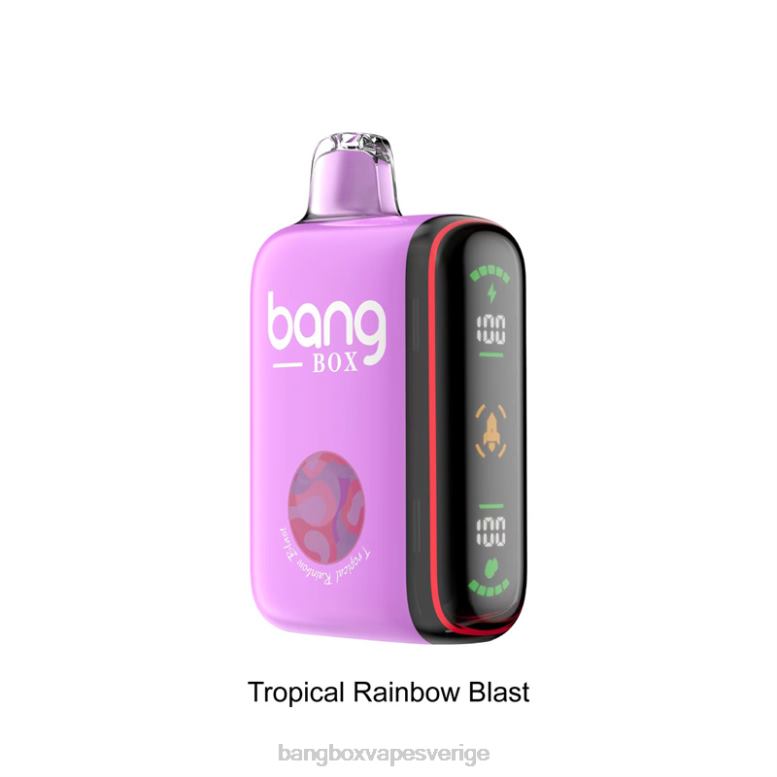 Bang Box Vape V282Z36 tropisk regnbågsexplosion | Bang Box 9000-18000 puffar intelligent kraftdisplay