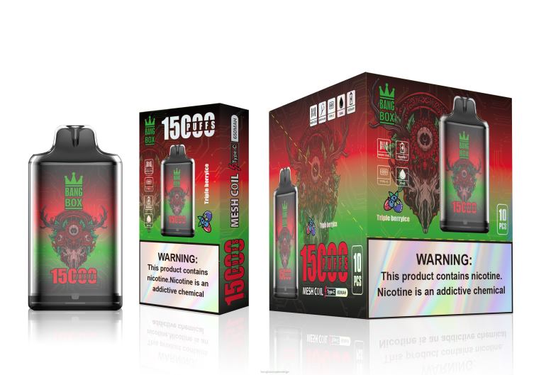 Bang Box Vape V282Z104 trippel bäris | Bang Box s1-15000 bloss